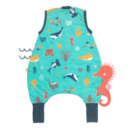 Sac de dormit cu picioruse si talpa antiderapanta Under the Sea 70 cm + manseta 1.0 Tog - Img 2