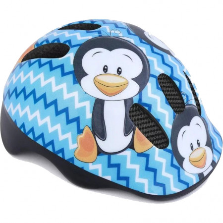 Scaun bicicleta copii SafeFront Clasic, Pozitie montare Centru, 15 Kg si si Casca Protectie XS 44-48 Penguin WeeRide WR09SKPG - Img 3
