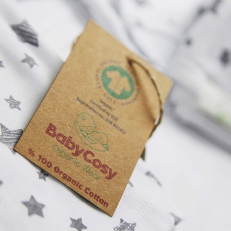 Set 3 prosopele, bumbac organic 100%, 30x40cm, BabyCosy - Img 2