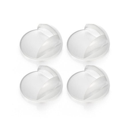 Set 4 protectii universale pentru colturi, din plastic transparent, cu banda adeziva, rezistente la muscaturi, fara PVC, Reer 82049 - Img 11