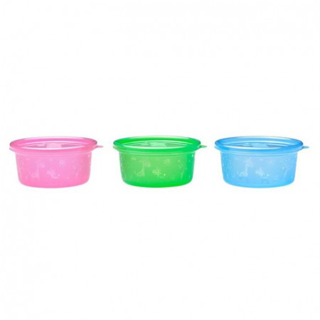 Set 6 boluri cu capac pentru alimente 0+ Nip 37063 - Img 3