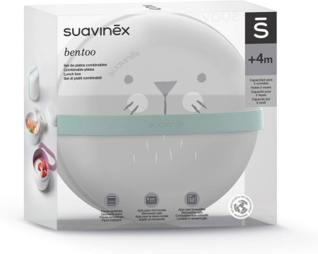 Set boluri pentru pranz gri Hygge Suavinex +4 luni - Img 8