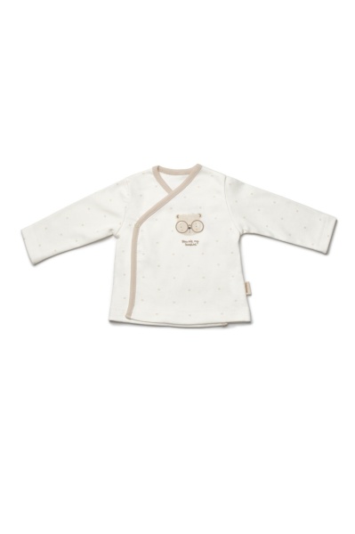 Set de 10 piese pentru nou nascut, 100% bumbac organic, TeddyBear, BabyCosy - Img 5