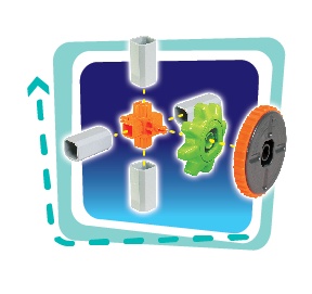 Set de constructie 3 in 1 STEM - Atelierul de vehicule - Img 5