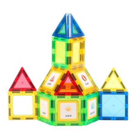 Set de constructie magnetic 3D - 38 piese - Img 2