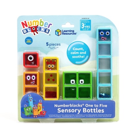 Set eprubete senzoriale Numberblocks® - De la 1 la 5