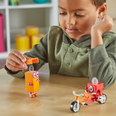 Set figurine Numberblocks - Aventuri pe bicicleta cu Unu &amp; Doi - Img 6