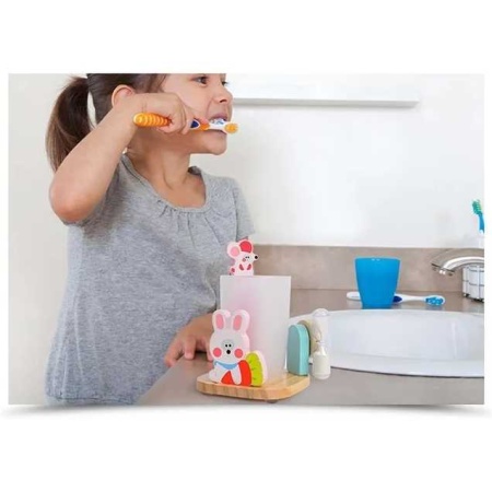 Suport pentru periuta de dinti cu clepsidra 3min Baby Tina Mideer MD1063 - Img 3