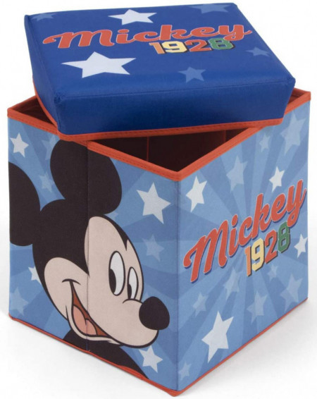 Taburet pentru depozitare jucarii Mickey Mouse - Img 2