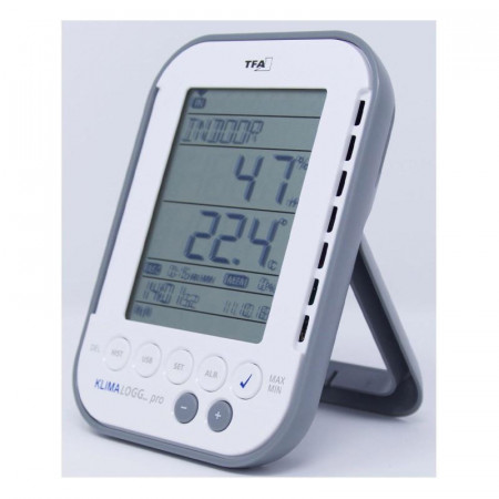 Termo-higrometru profesional cu functie de inregistrare a datelor tip Data Logger, KLIMALOGG PRO TFA 30.3039.IT - Img 2