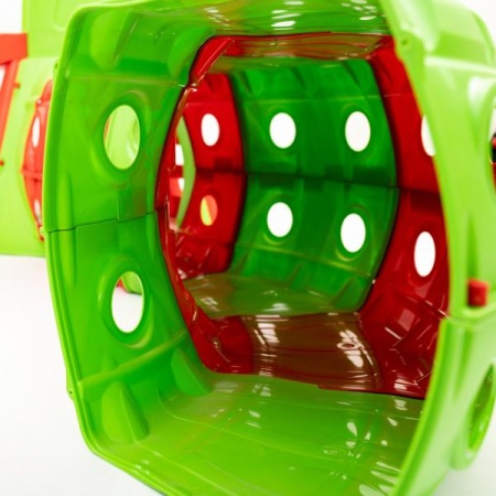 Tobogan cu tunel MyKids 01470/3 GREEN/RED - Img 3