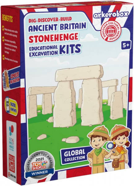 Arkerobox - Set arheologic educational si puzzle 3D, Marea Britanie antica, Stonehenge - Img 5