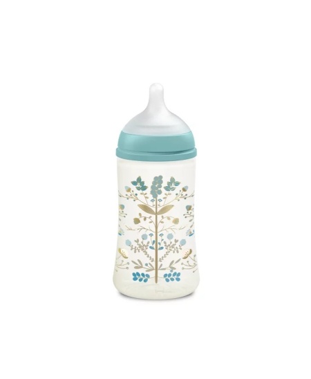 Biberon 270 ml tetina fiziologica SX Pro cu debit mediu Albastru Gold Premium - Img 2