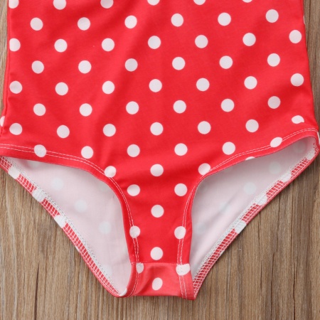 Costum de baie Rosu cu buline Drool - Img 2