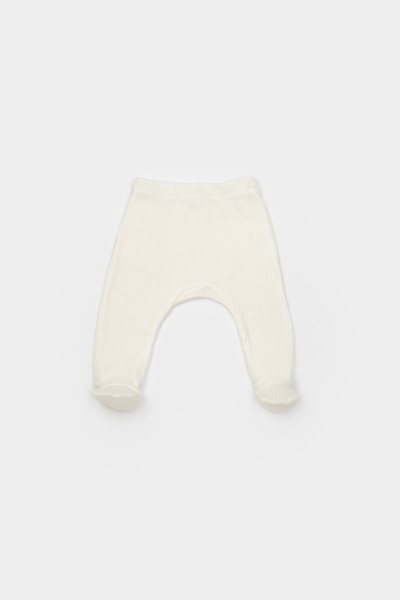Cutie 4 piese pentru nou nascut - 100% bumbac organic - Ecru, BabyCosy - Img 6