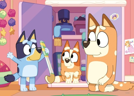 Puzzle de colorat maxi - Bluey (60 de piese) - Img 2
