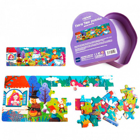 Puzzle poveste – Alba ca zapada, 36 piese Mideer MD3059 - Img 3