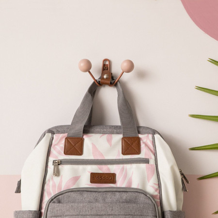 Rucsac multifunctional mamici Astrid, Skiddou, Keep pink, Roz - Img 3