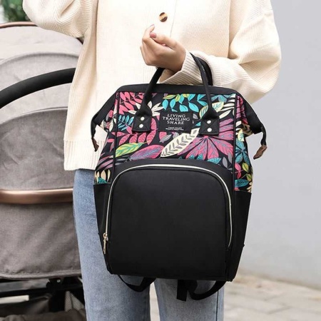 Rucsac multifunctional mamici Leaves Bambinice BN028 - Img 10