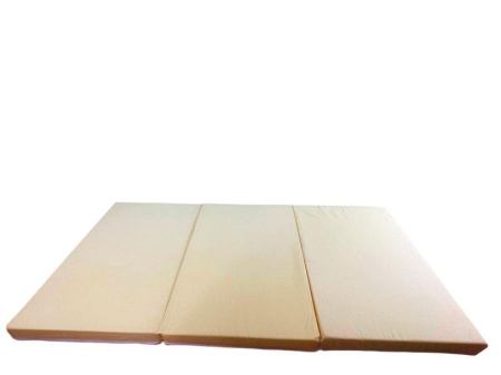 Saltea Pliabila Spuma Poliuretanica 120x60x5 cm - Galbena - Img 3