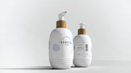 Sampon si gel de dus 2 in 1 pentru bebelusi si copii Agnotis 400 ml - Img 2