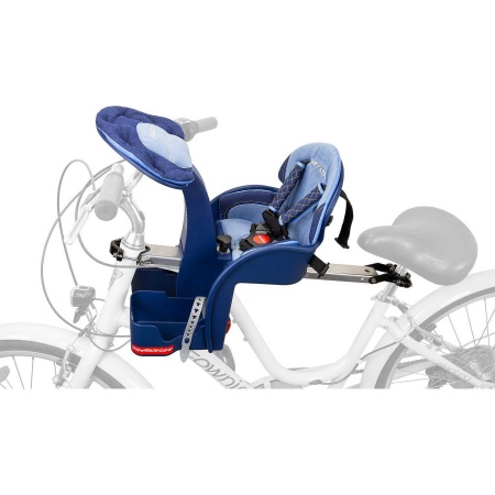 Scaun bicicleta copii SafeFront Deluxe, Pozitie montare Centru, 15 Kg WeeRide WR10 - Img 2