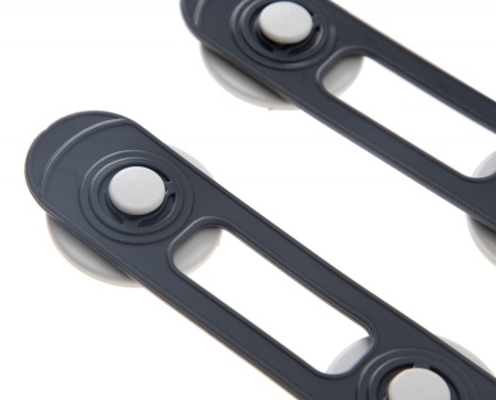 Set 2 mini sigurante universale pentru usi si dulapuri BabyJem, antracit - Img 3