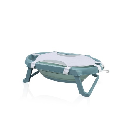Set cadita pliabila de baie Babyjem, 5 piese, turcoaz - Img 3