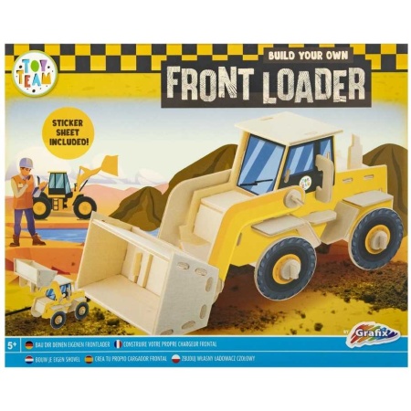 Set de Constructie Lemn Vehicule 3D Grafix GR400079 - Img 2