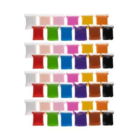Set plastilina spuma modelabila 48 buc cu 3 spatule incluse Kruzzel MY18256 - Img 3