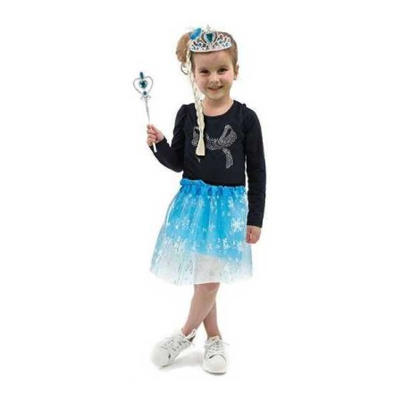 Costum Ice Princess cu Fustita, Diadema si Bagheta magica. Toi-Toys TT12456 - Img 4
