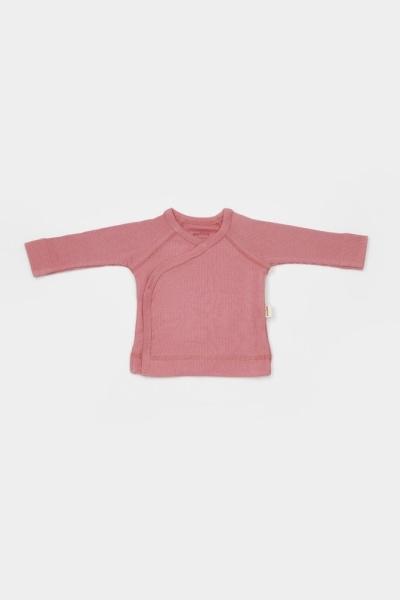 Cutie 4 piese pentru nou nascut - 100% bumbac organic - Roz, BabyCosy - Img 2