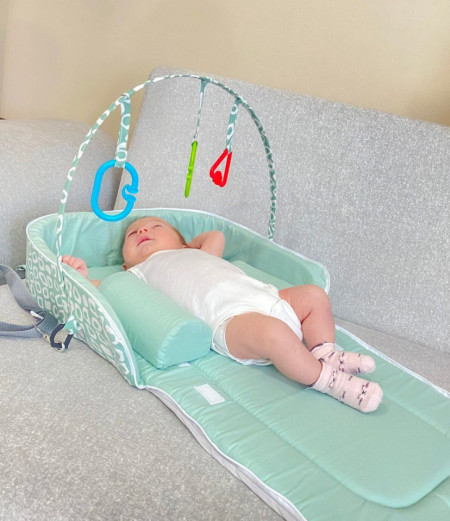 Geanta multifunctionala 3 in 1, BabyJem, 60x100 cm - Img 8