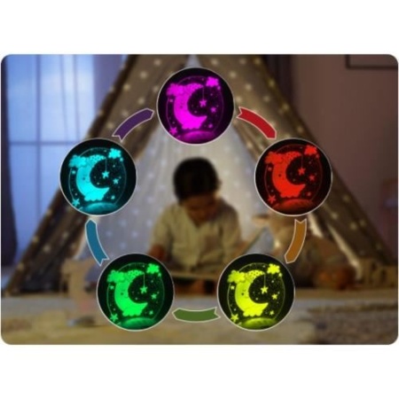 Lampa de veghe ColorLumy Moon Reer 52121 - Img 3