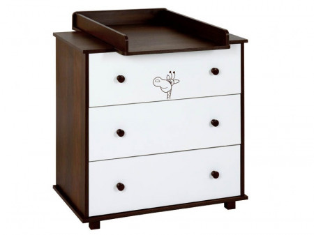 Mobilier Camera copii Si Bebelusi KLUPS SAFARI GIRAFFE Wenge 2 + Polita CADOU (Stoc LIMITAT) - Img 2
