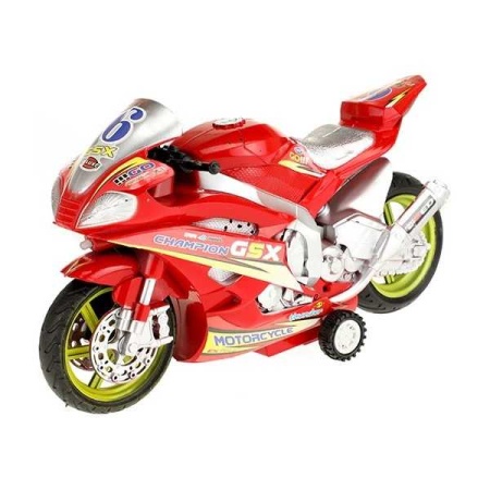 Motocicleta de Curse cu Lumini si Sunete 30 cm Toi-Toys TT29210Z - Img 2