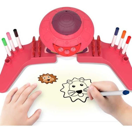 Proiector desen cu 6 diapozitive si 6 carioci incluse Koala Diary KD80308 - Img 5