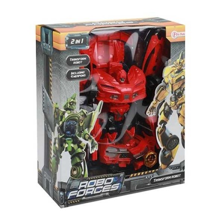 Robot Transformabil in Masina Sport Roboforces 26 cm Toi-Toys TT30090Z - Img 6