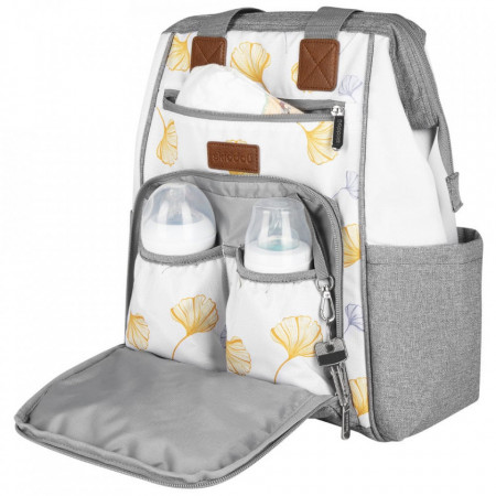 Rucsac multifunctional mamici Astrid, Skiddou, Vanilla delight, Galben - Img 5