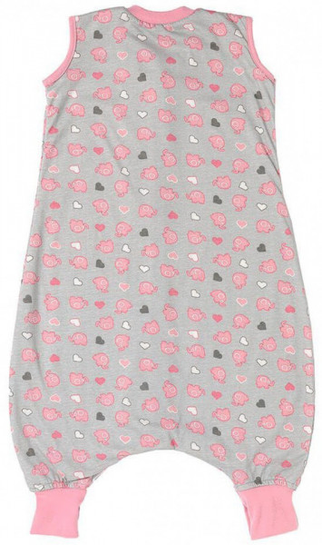 Sac de dormit cu picioruse Pink Elephant 3-4 ani 0.5 Tog - Img 2