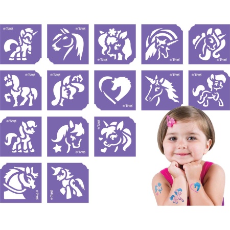 Set 15 sabloane pentru tatuaje temporare Tytoo KKCST4530033 - Img 8