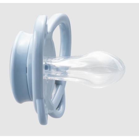 Set 2 Suzete MyButterfly din silicon, forma anatomica, simetrica, tetina ortodontica flexibila, cu cutie de transport si sterilizare, 5-18 luni, nip first moments 31611 - Img 6