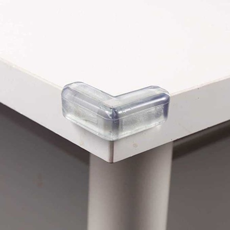Set 4 aparatori din silicon pentru colturi 4x4x1.5 cm Ikonka IK6821 - Img 4