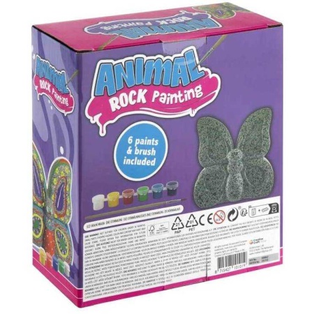 Set Creativ Pictura pe Pietre Animal 8 piese Grafix GR200065 - Img 4