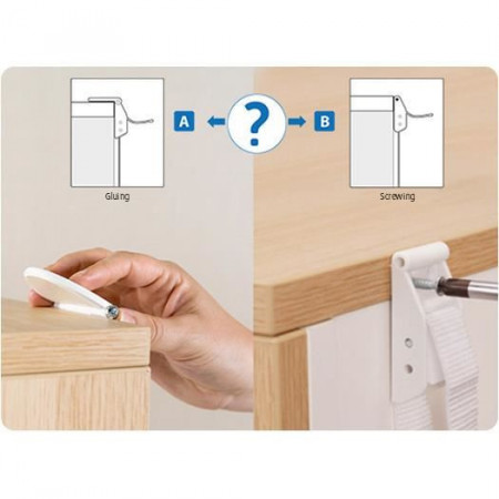 Set fixare anti-inclinare mobilier REER 73020 - Img 3