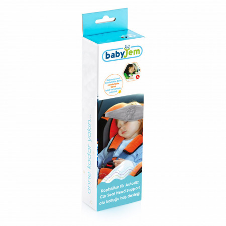 Suport sustinere cap pentru scaun auto BabyJem Strap (Culoare: Roz) - Img 6