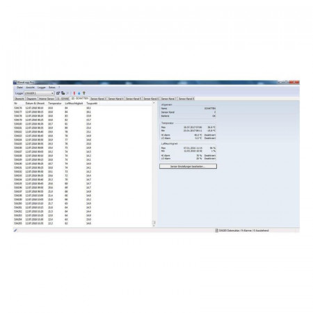 Termo-higrometru profesional cu functie de inregistrare a datelor tip Data Logger, KLIMALOGG PRO TFA 30.3039.IT - Img 6