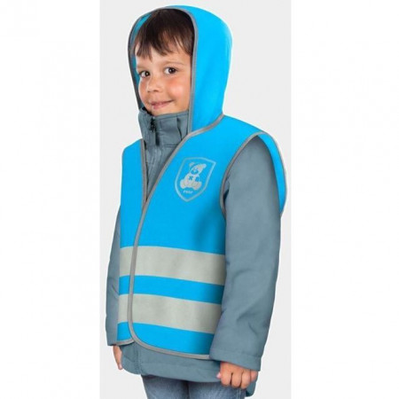 Vestă de siguranță MyBuddyGuard Dinozaur" albastru REER 53012" - Img 7
