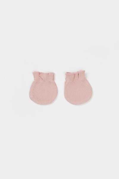 Cutie 4 piese pentru nou nascut - 100% bumbac organic - Powder, BabyCosy - Img 5