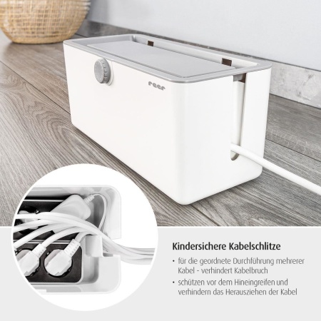 Cutie protectie cabluri, stechere si prelungitoare, Reer CableGuard 78020 - Img 11